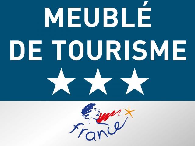 Notre gîte est classé meublé de tourisme 3 étoiles