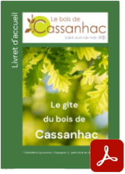 livret d'accueil du gîte Cassanhac
