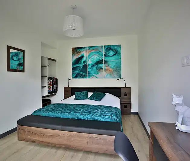 Un gîte à la décoration moderne et chaleureuse